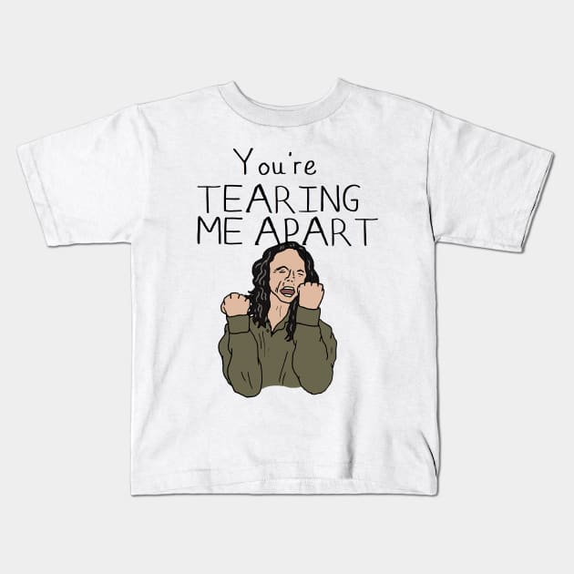 The Room - YOU'RE TEARING ME APART Kids T-Shirt by JennyGreneIllustration